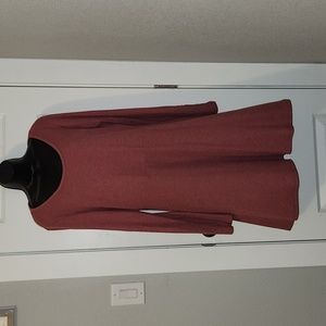 Mauve Long Sleeve Dress